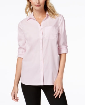 Charter Club Petite Shirt Cc Pink Savvy 6P