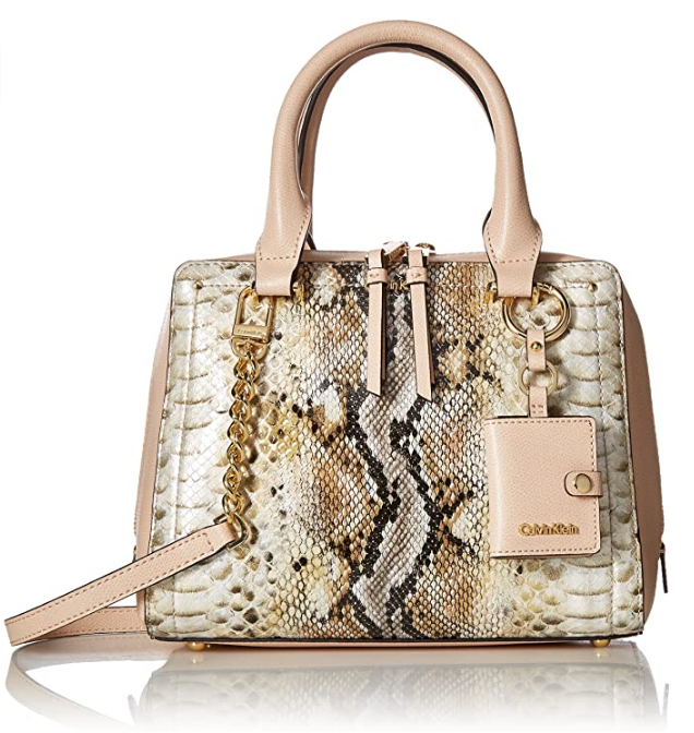 Cheapest Calvin Klein Python Satchel Handbag