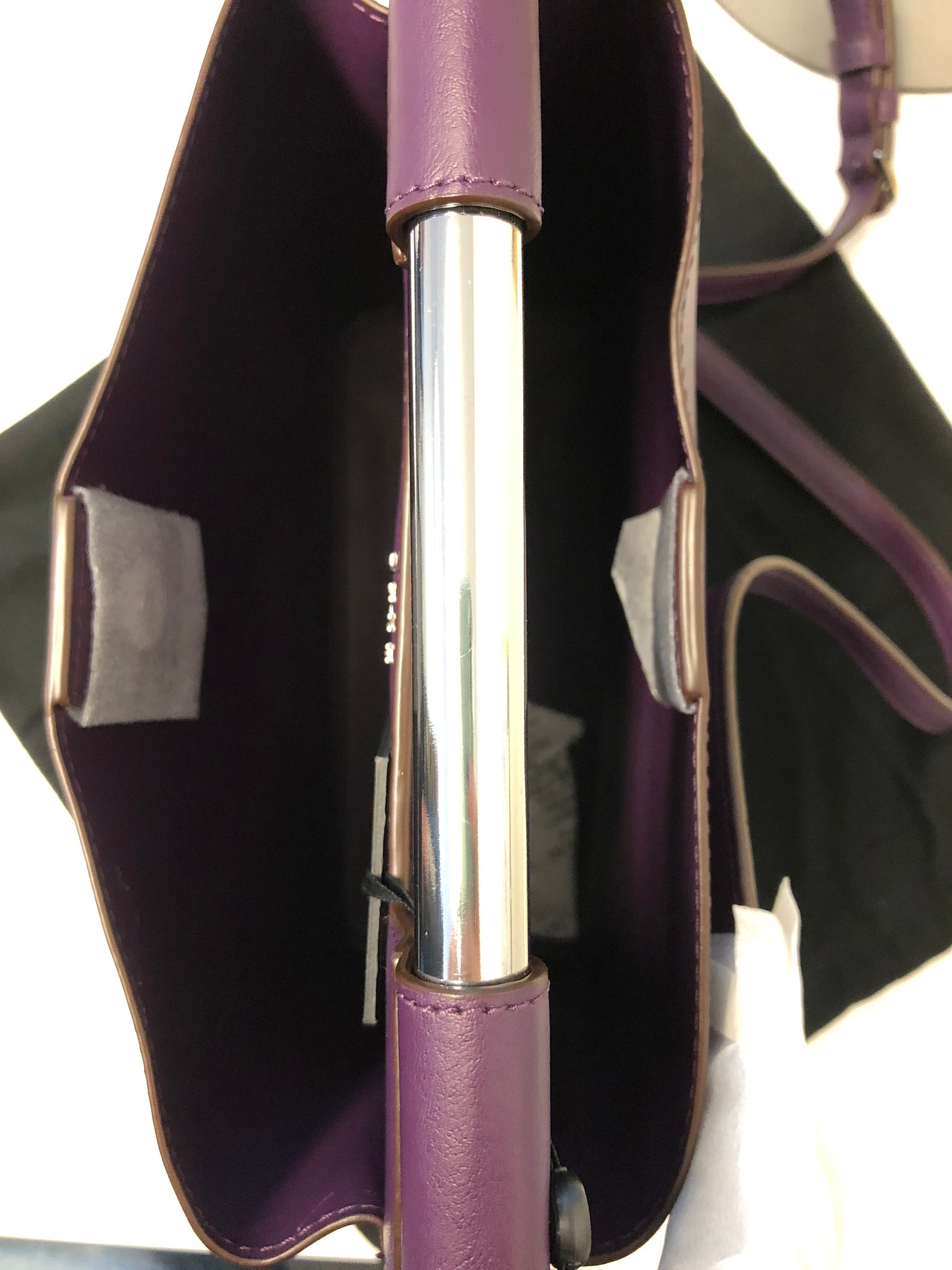 DKNY Ursa MD Bucket Bag PURPLE