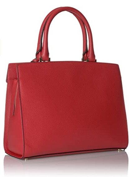 Calvin Klein Brooke Tumble Pebble Tote, Red