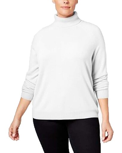 Karen Scott Plus Size Luxsoft Turtleneck Sweater 0X