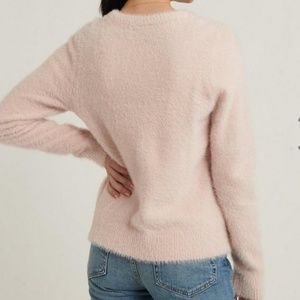 LUCKY BRAND Eyelash Crewneck Sweater