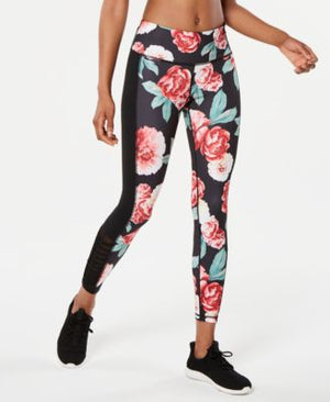 Ideology Floral-Print Ankle Leggings