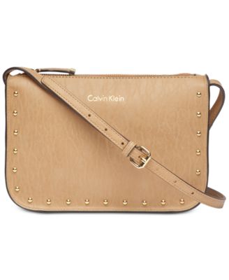 Calvin Klein Cora Medium Crossbody Cashew