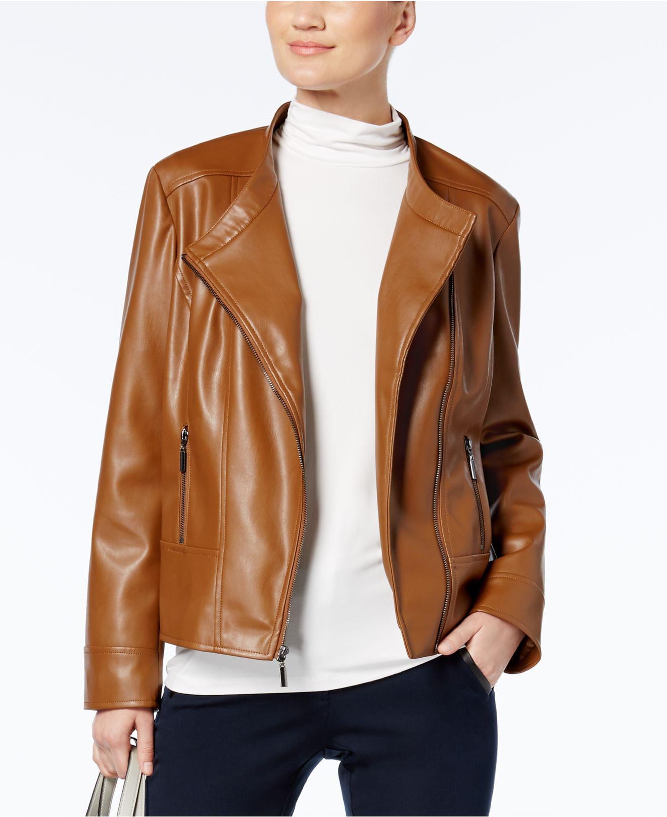 Alfani Vegan on sale Leather Jacket