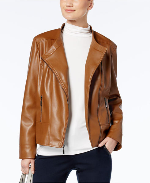 Alfani faux leather jacket hotsell