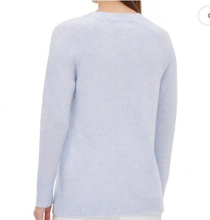 Calvin Klein Button-Detail Crewneck Sweater Size XS (Check Color)