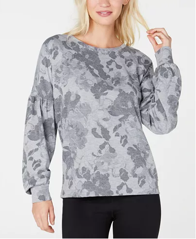 Ideology Floral-Print Sweatshirt