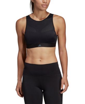 Adidas High-Neck Strappy-Back Support Sports Bra