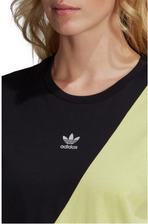 Adidas Originals Women's Cotton Colorblocked Boyfriend T-Shirt Size S