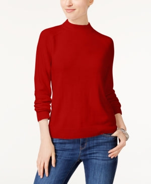 Karen scott mock hot sale neck sweater