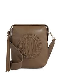 DKNY Tilly Circa Logo Crossbody Handbag, Olivine,Gold