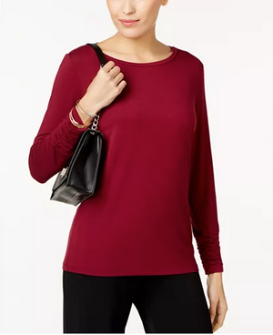 Alfani long best sale sleeve tops